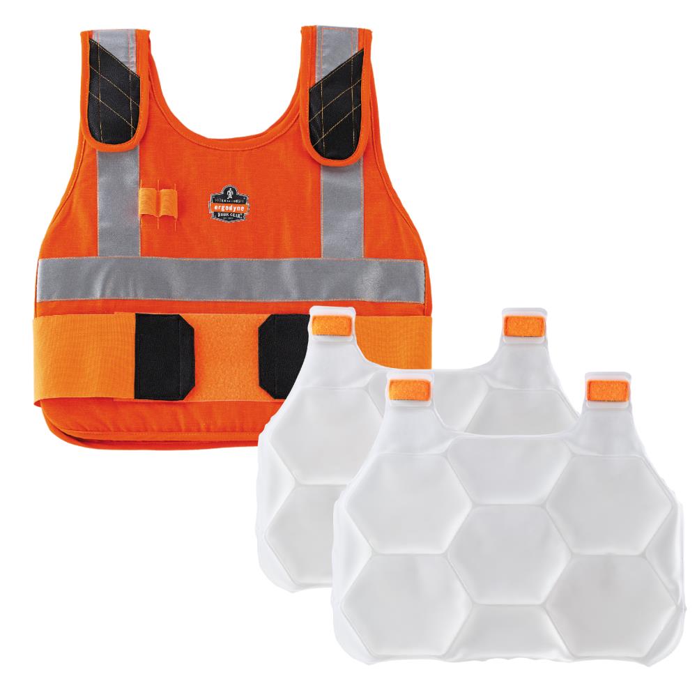 Ergodyne Orange Modacrylic Cotton Blend Cooling Vest | 12220