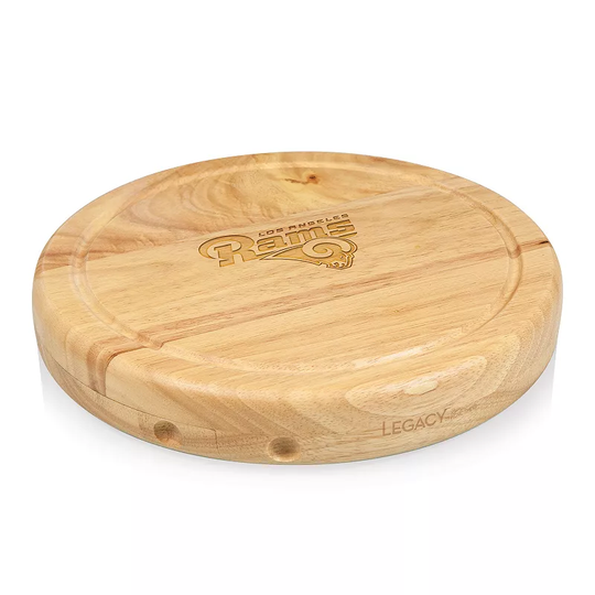 Picnic Time Los Angeles Rams Circo Cheese Cutting Board & Tools Set, Brown