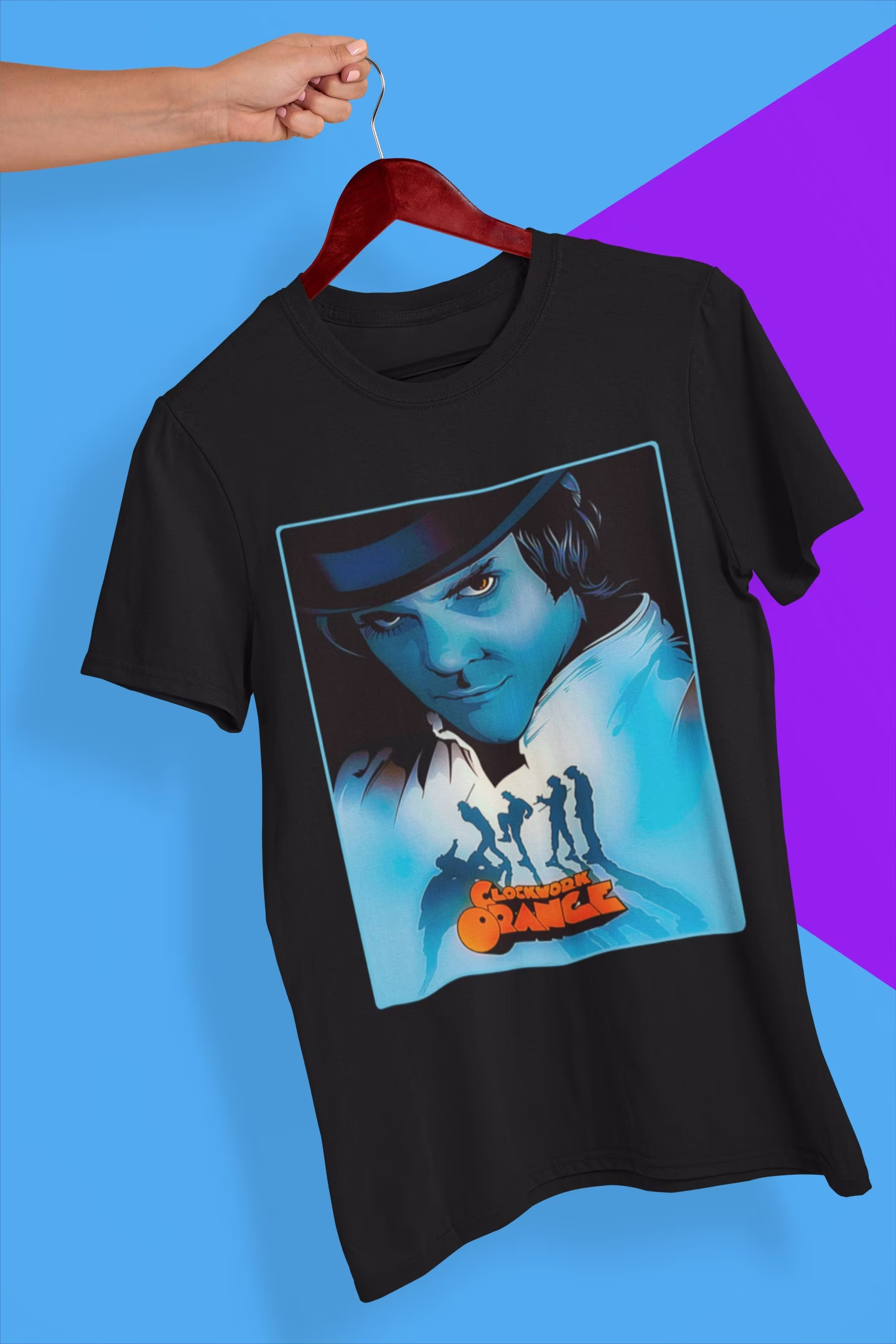A Clockwork Orange Soft T-Shirt, Movie Poster T Shirt, Classic Gift For Her, Him, Fan Art Shirt