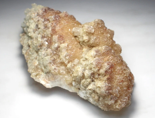 Calcite With Ram's Horn-Type Selenite Gypsum, From Mexico