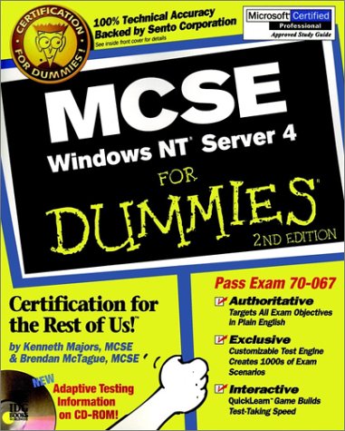 MCSE Windows Network Server 4 for Dummies by MCSE Majors Staff