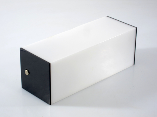 Minimal Vintage Sixties Perspex Bathroom Light - Walter Zeischegg; Jacob Jensen, Braun, Dieter Rams, Ettore Sottsass, Olivetti, Joe Colombo