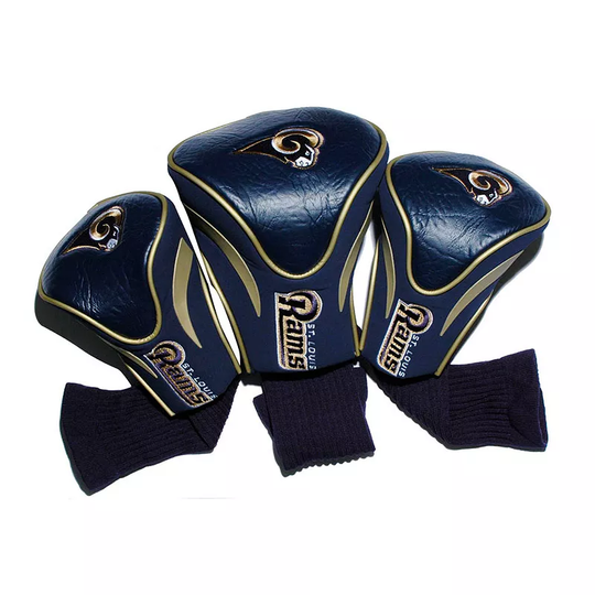 Team Golf St. Louis Rams 3-pc. Contour Head Cover Set, Multicolor