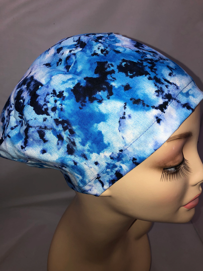 Euro Scrub Hat Stir The Blue Paint Cord Lock Toggle Adjustable Crna Cnor