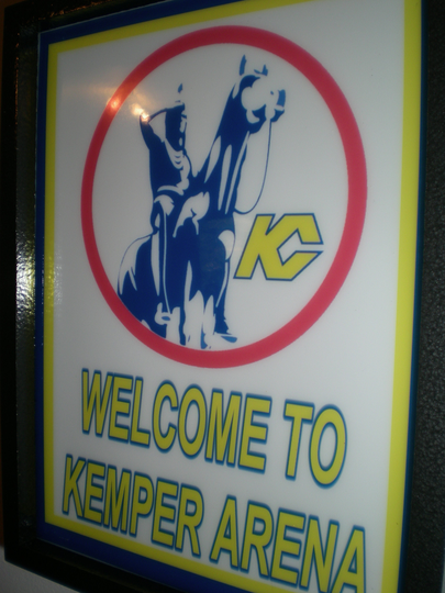 Kc Kansas City Scouts Hockey Throwback Stadium Arena Bar Advertising Man Cave Lighted Sign