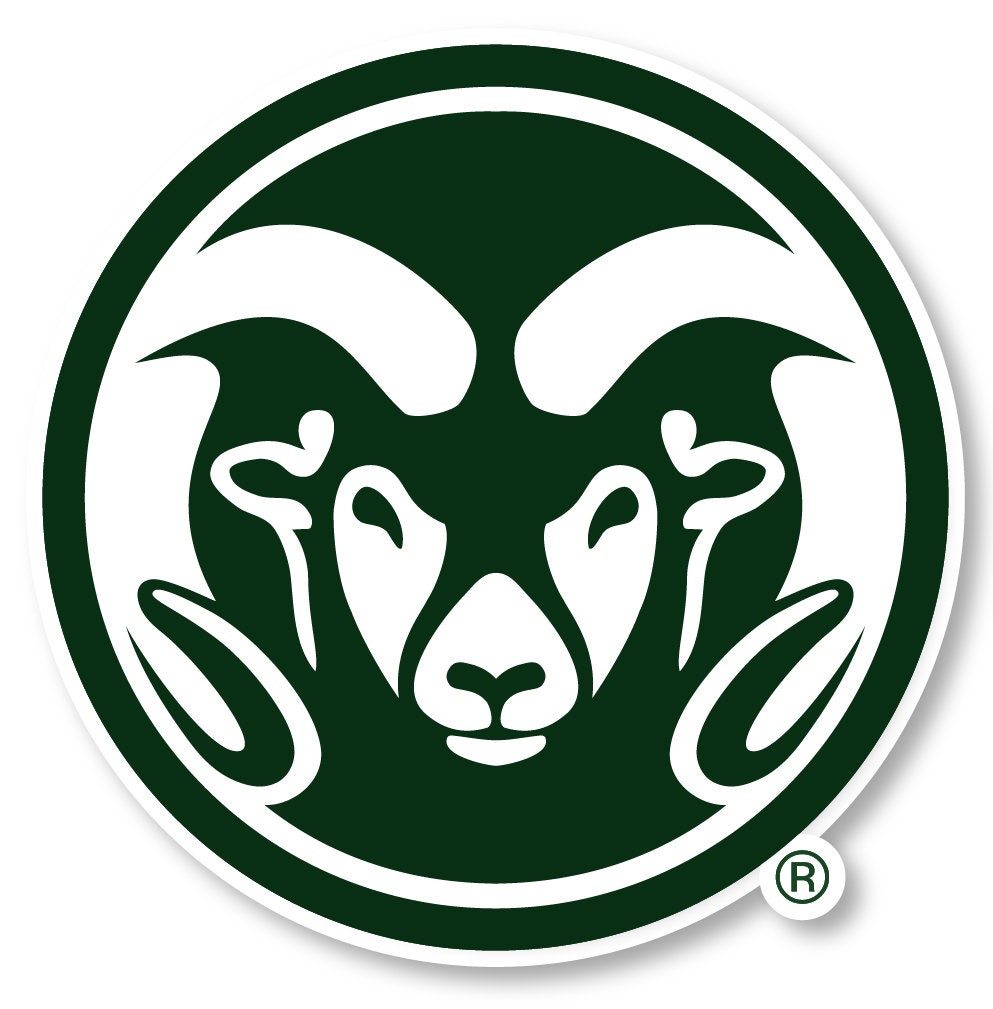 Colorado State University Rams Csu Ncaa Collegiate 4 Inch Vinyl Decal
