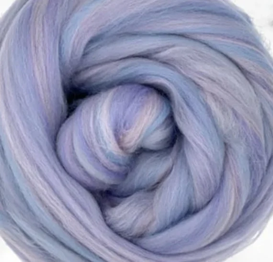 Twirl Merino, 4 Oz Braid, Combed Top, Roving, Spinning Or Felting Fiber, Custom Blend