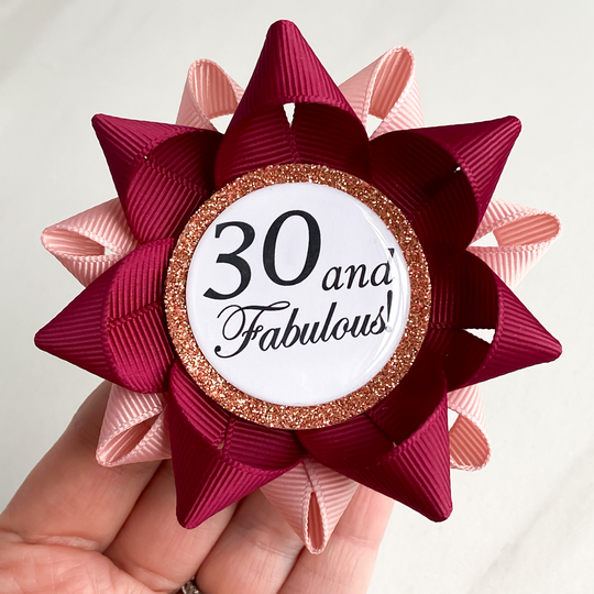 30Th Birthday Gift Ideas, Pin, Party Decorations, Thirtieth Wine & Blush
