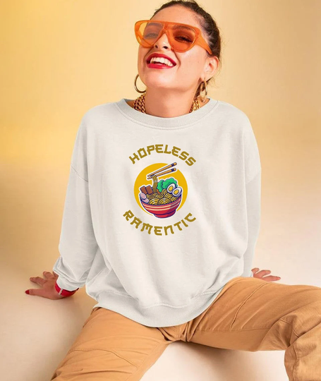 Hopeless Ramentic Shirt, Ramen, Ramen Cute Funny Pun, Addict T-Shirt