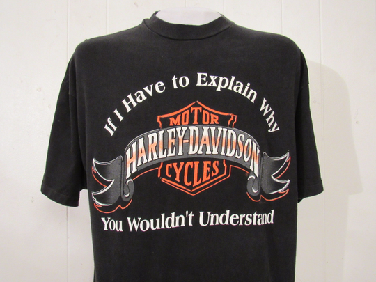 Vintage T Shirt, Harley Motorcycle 1990S Chosa's Mesa Arizona, Vintage Clothing, Size Xl