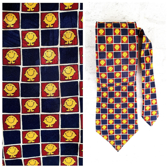 Collectible Tie Novelty Mens Unlimited Necktie Statement Tie Cartoon Mr Men Little Miss Wedding