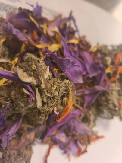 Third Eye Dream Tea - Herbal Blend, Klip Dagga & Blue Lotus, Mugwort 10 Grams