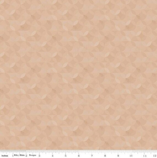 Beige Blender Fabric, Light Brown Tone On Sand Kaleidoscope Fabric 100% Cotton For Sewing