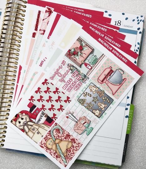Sugar & Spice Weekly Planner Sticker Kit Perfect For Your Erin Condren Life Planner