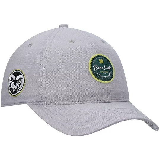 Men's Gray Colorado State Rams Oxford Circle Adjustable Hat, Grey