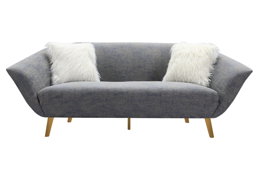 Chic Home Design Chateau Modern Blue Polyester/Blend Sofa | FSA9126-LW