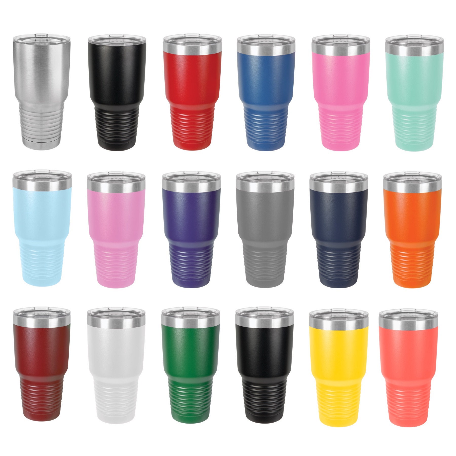 Custom Engraved Personalized 30 Oz Tumbler, Stainless Steel Tumbler Personalized, Custom Travel