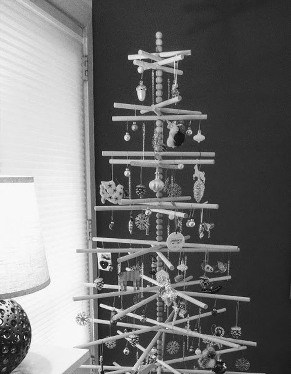 Combo 8Ft Or 9Ft Beaded Heirloom Wood Christmas Tree + Anniversary Cake Circular Base Upgrade