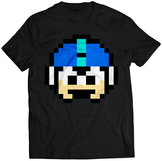 Mega Boy Rockman Face T-Shirt