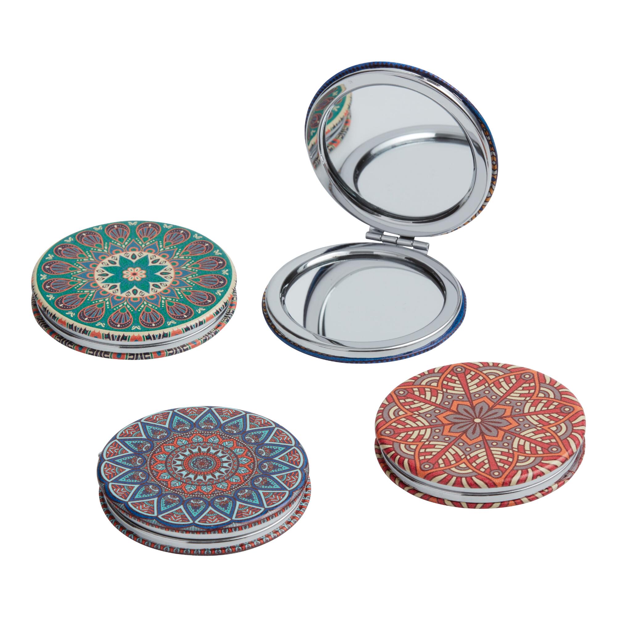 Kikkerland Mandala Compact Mirrors Set of 4: Multi by World Market