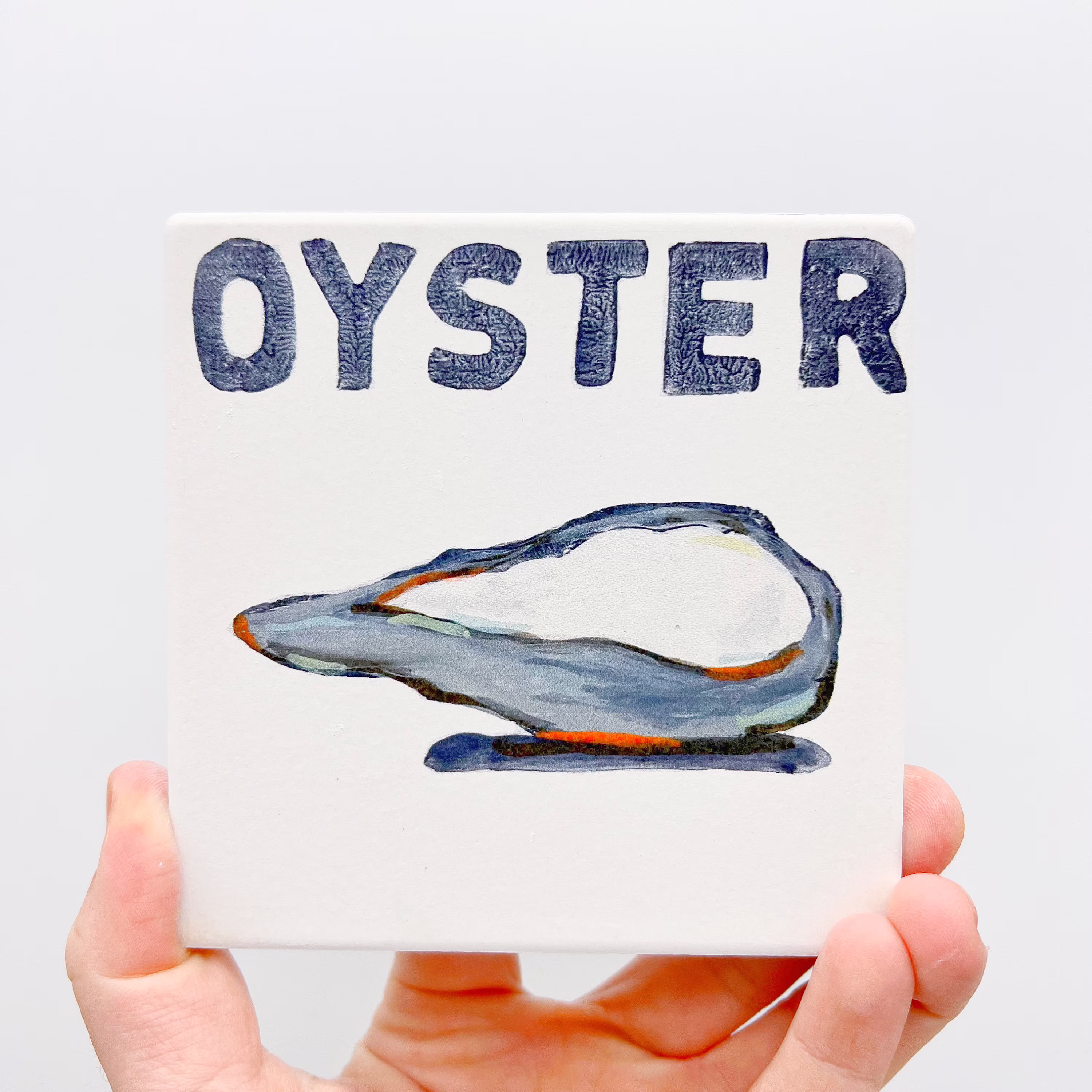 Oyster Stone Coaster, Home Malone New Orleans, Soaker Stone, Seafood Art, Nola Bar, Coffee Table, Louisiana Decor, Art