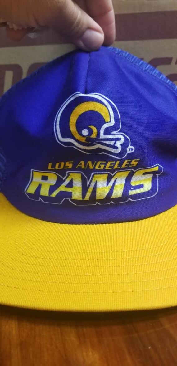 New Original La Rams Snapback Hat, Vintage La 90S 80S Snapback, Nfl Nos New Era Hat