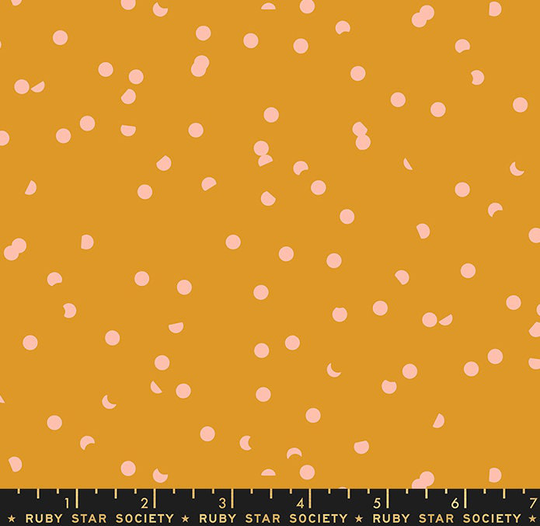 Hole Punch Dots | Honey | Ruby Star Society Fabric