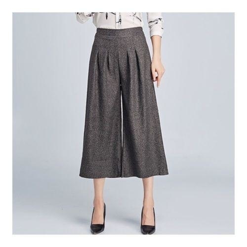 Ninth Loose Pants Blending All-match Casual Seventh Trousers grey S - XL