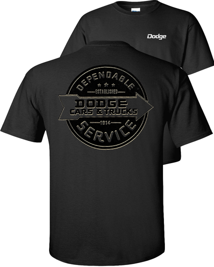 Dodge Dependable Service T-Shirt Cars & Trucks Retro Vintage Sign Chrysler Ram