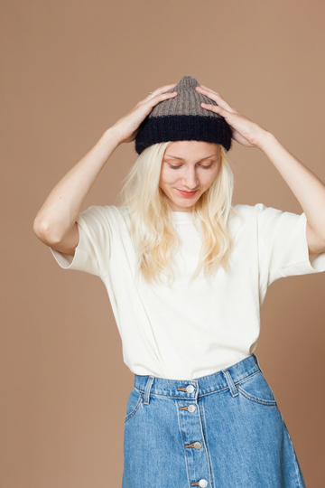 Bicolor Sailor Hat