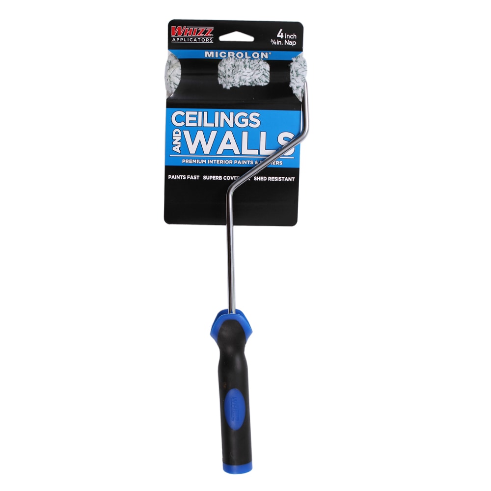 WHIZZ 4-in x 3/8-in MICROLON Ceilings and Walls Synthetic Blend Mini Paint Roller | 96544