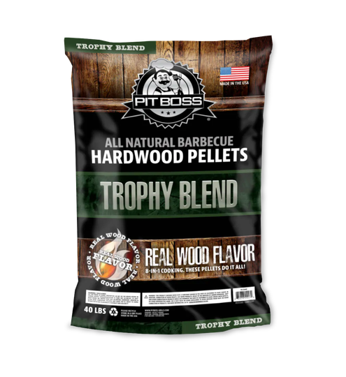 Pit Boss Trophy Blend 40-lb Wood Pellets | 55447