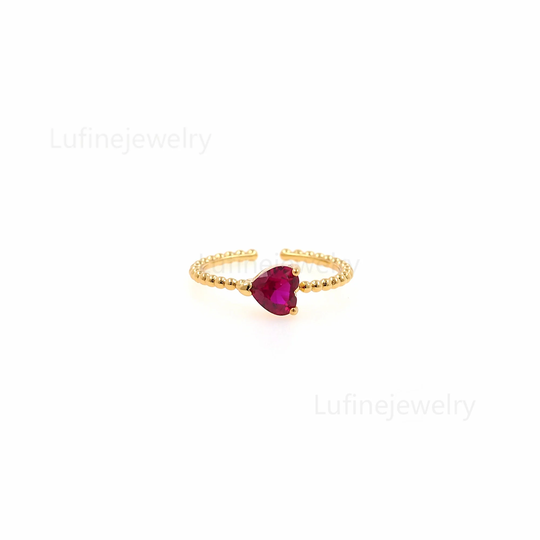 18K Gold Filled Thin Teardrop Ring, Gold Ring, Minimalist Ring, Open Cz Ring, Adjustable Ring, Stacking Ring