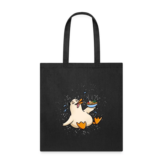 Duck Eating Ramen Tote Bag, Lover Bag Gift, Co Worker Office Gifts, Gifts