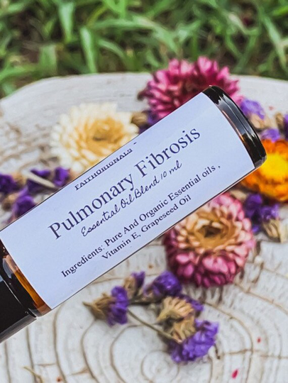 Pulmonary Fibrosis Essential Oil Roller Blend 10Ml, Therapeutic, Oils, Organic, Self Care, Bath & Body