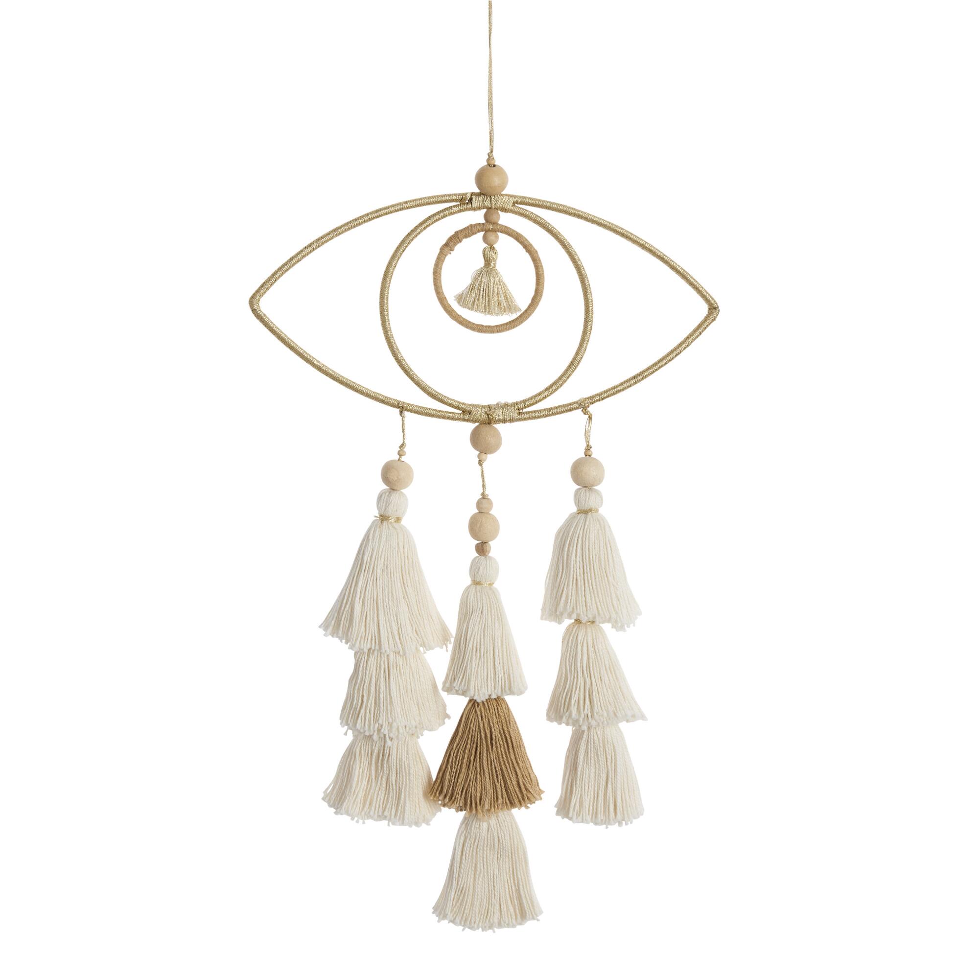 Gold Metal Evil Eye Hanging Decor: Multi by World Market