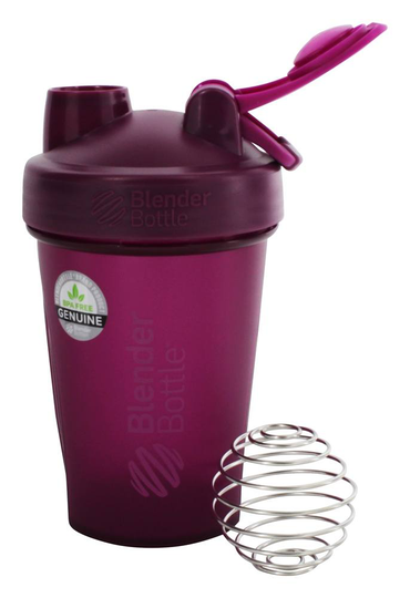 Blender Bottle - Classic Shaker Bottle with Loop Full-Color Plum - 20 oz.