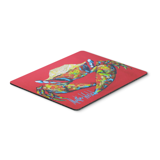 Caroline's Treasures MW1096MP Crab Seafood One Mouse Pad, Hot Pad or Trivet, Large, multicolor
