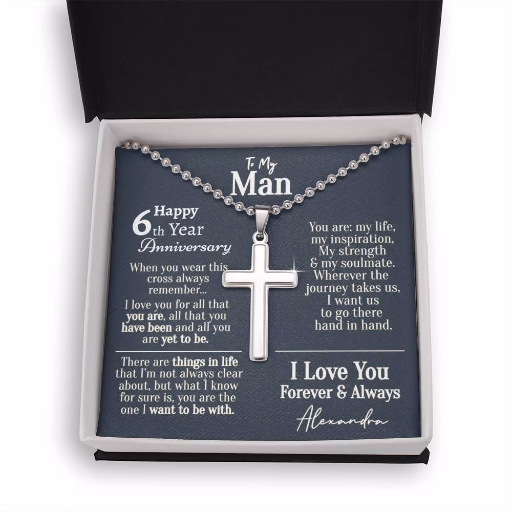 6 Year Anniversary Gift For Him, 6Th Sixth Wedding Him