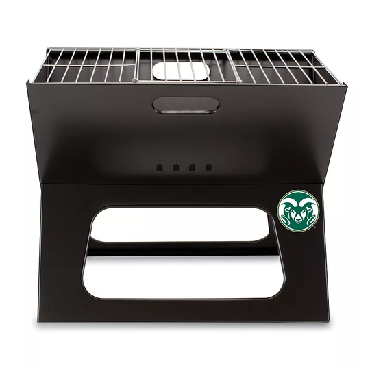 Picnic Time Colorado State Rams Portable X-Grill, Black