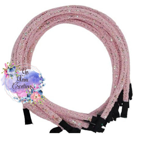 Candy Pink Chunky Glitter Headband