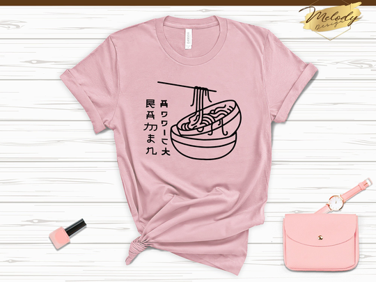 Ramen Addict Funny Noodle Design Tee Anime Foodie Unisex Japanese Fashion Super Cool Best Gift Top Men Women T Shirt