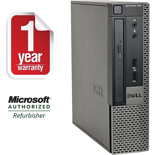 Dell 790-U Refurbished Small Form Factor Desktop Computer Intel Corei5-2400S 2.5Ghz, 4GB Memory, 500GB Hard Drive