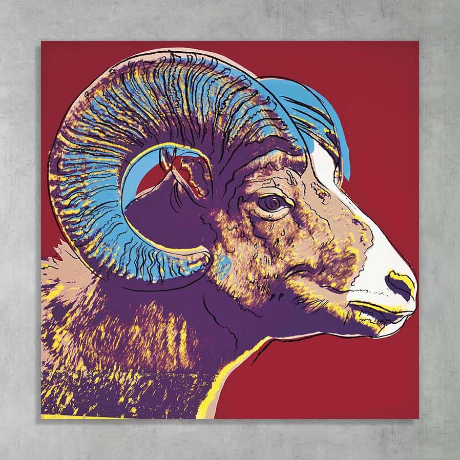 Art Print Andy Warhol Ram Contemporary Art - Made in Italy