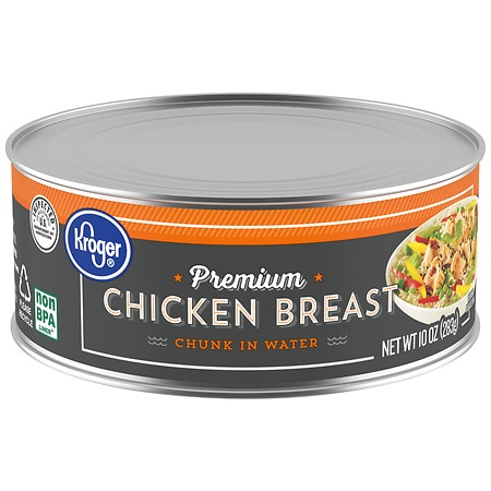 Kroger Premium Chicken Breast, Chunk in Water - 10.0 oz