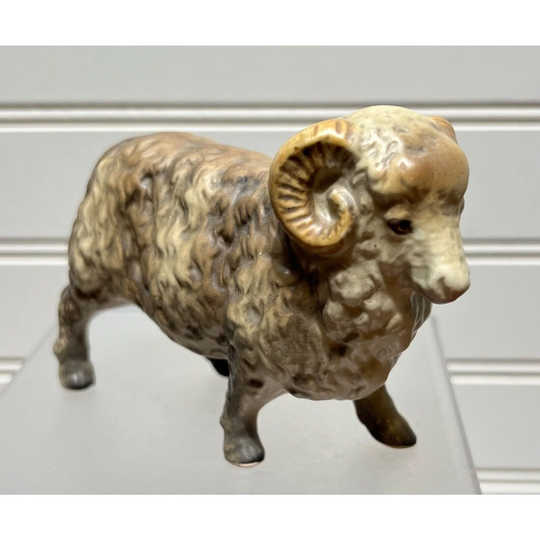 Mcm Relco Creation Hand Painted Ceramic Sheep Ram Japan