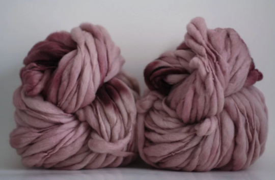 Super Bulky Yarn Chunky Hand Spun Thick & Thin Superwash Wool Slub Dyed Tts(Tm Half-Pounder Nostalgia