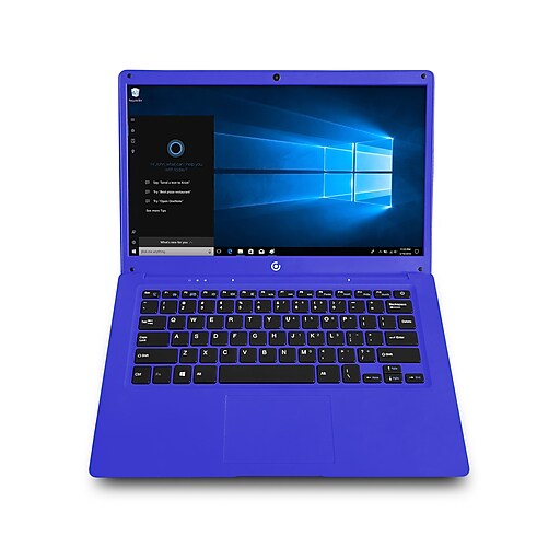 DP Core Innovations CLT146401BU 14.1" Notebook, Intel Atom Z8350, 4GB Memory, 64GB eMMC, Windows 10 Home S, Blue