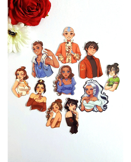 Avatar The Last Airbender Atla Stickers | Cartoon Anime Vinyl Stickers