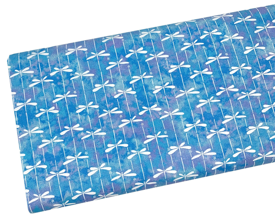 Dragonfly Blender Cotton Calico Fabric, Fabric By The Yard, Fat Quarter, Quilting Apparel 100% R3-7